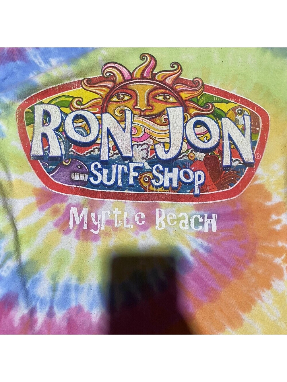 Vintage Style Ron Jon Surf Shop T-Shirt Myrtle Beach Tie Dye Men’s Small Women M